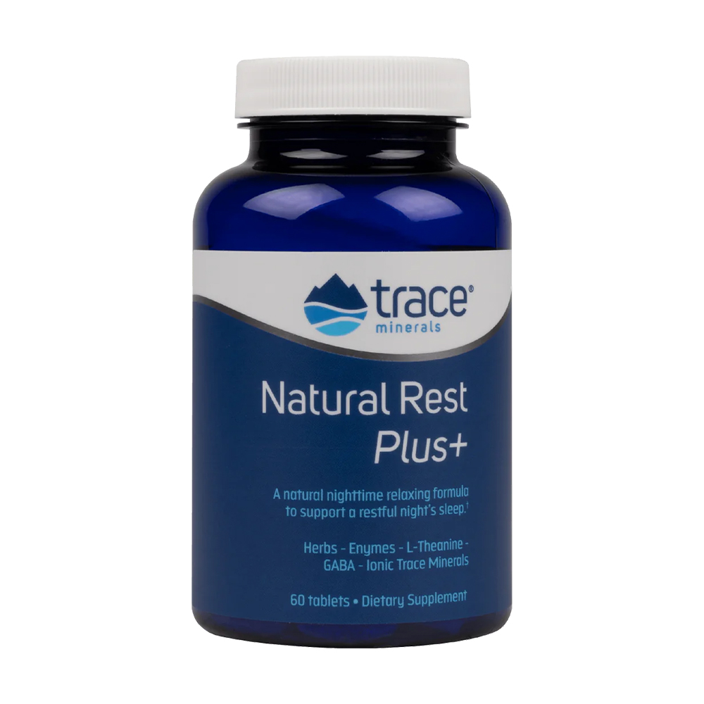 Спокійний сон та відновлення Trace Minerals NaturalRest Plus+, 60 таблеток